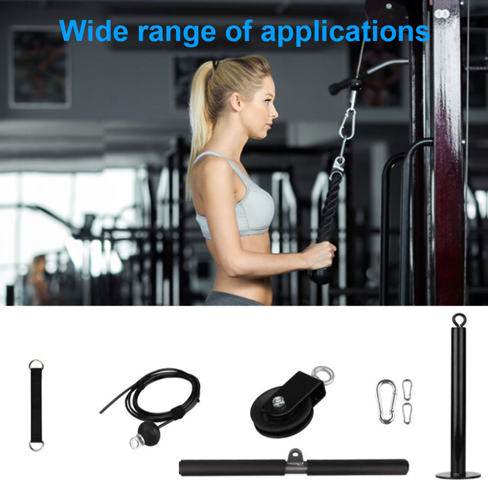 Fitness LAT and Lift Pulley System LAT Pull Down Cable Machine ...