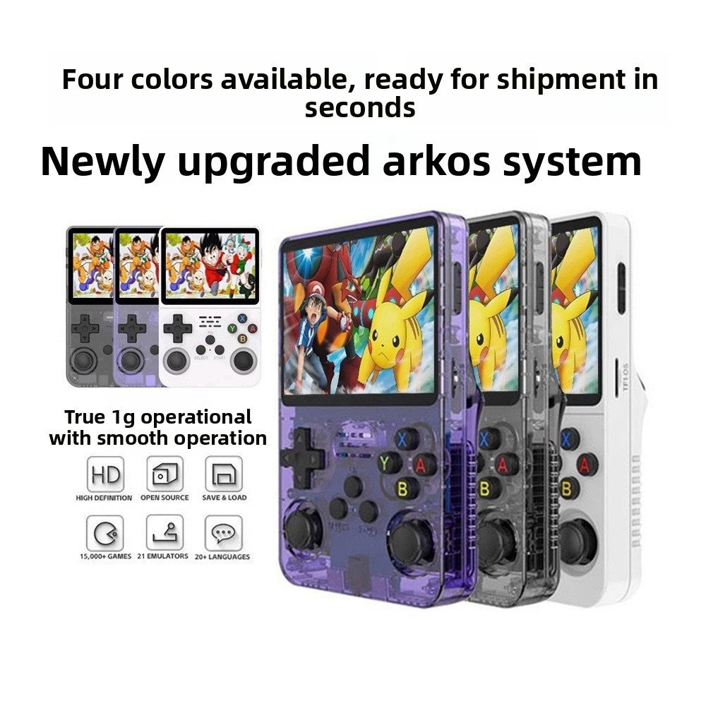 r36s Handheld Game Console Portable Retro Arcade Game Console ...