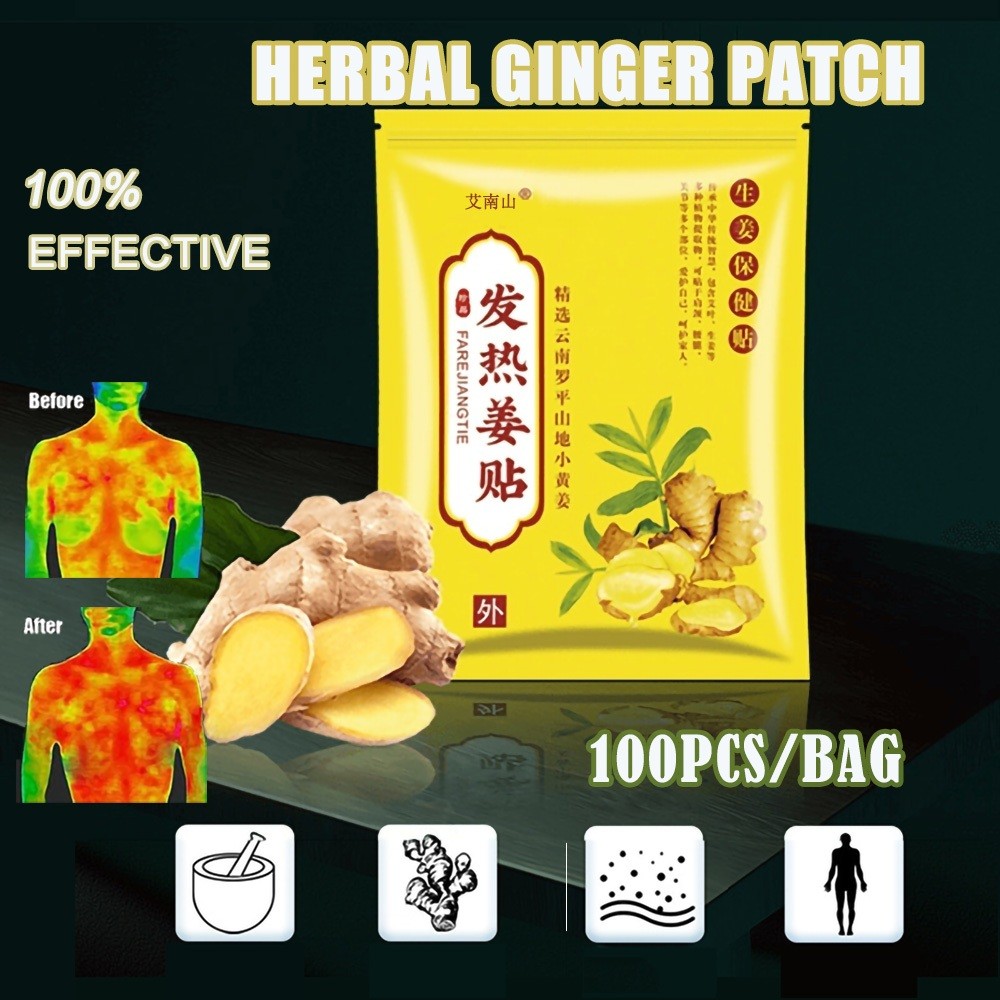 BUY 1 TAKE 4 Ginger Patch/Plaster for Natural Joint Healing and Blood ...