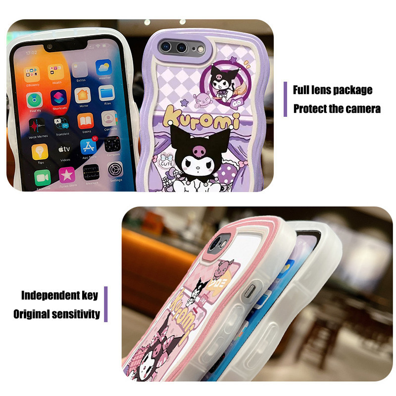 3D Wavy Edge casing For iPhone 15 Plus Pro Max 14 13 12 11/Xs Max Xr 7 ...