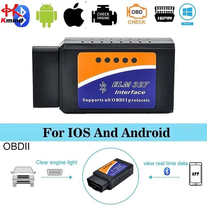 ELM327 V2.1 OBD2 Scanner Bluetooth Car Diagnostic Tool For Android /IOS