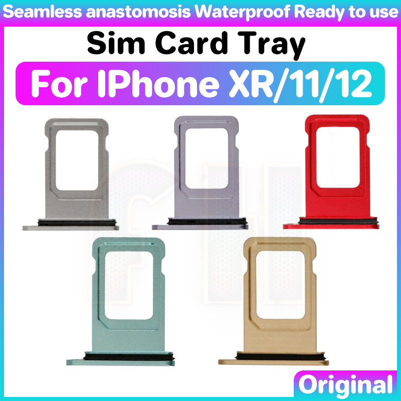 Sim Card Tray Holder For iphone XR 11 12 Card Tray Slot Holder ...