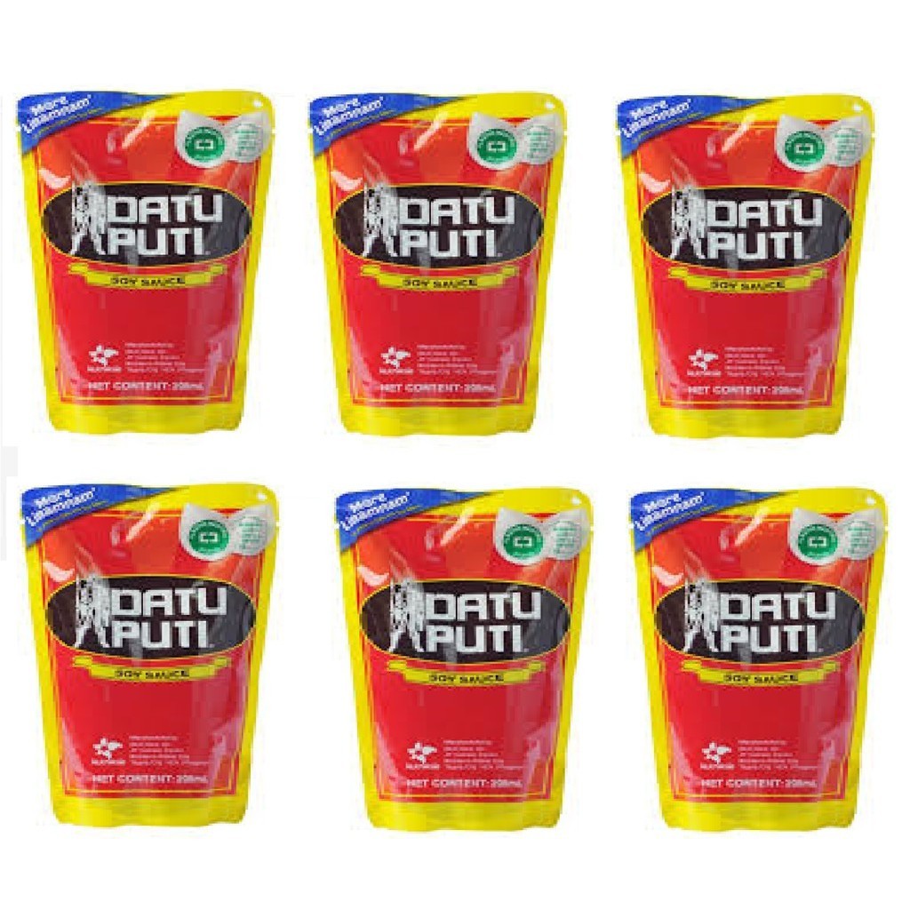 Datu Puti Soy Sauce Taba Pack 200mL 6s | Shopee Philippines