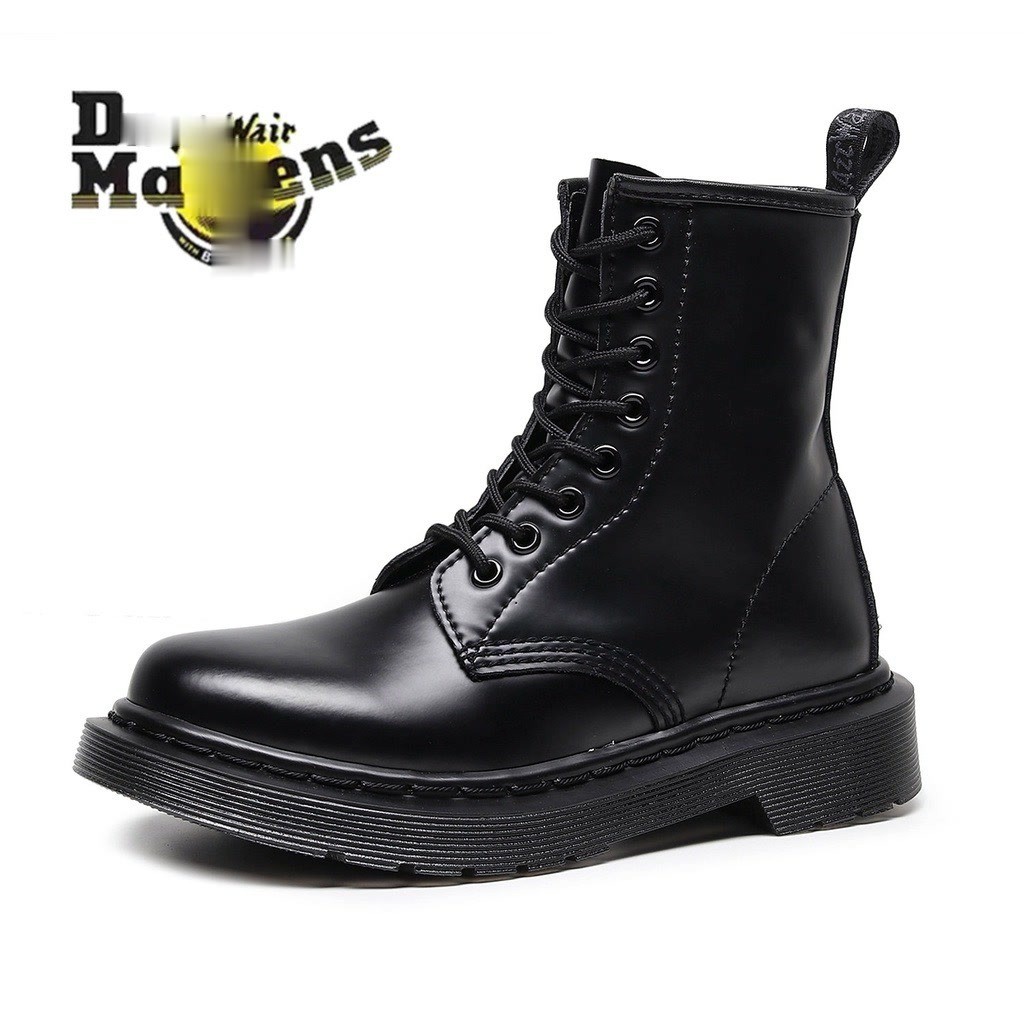 1460Classic 8 hole All Black Open Edge Beads Dr. Martens Men and Women Alike Martin Boots Size 35 45 Shopee Philippines