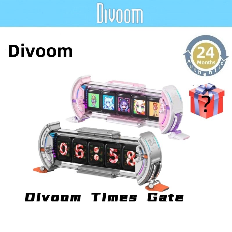 DIVOOM TIMES GATE Pixel Art Informative Display Desktop Companion ...