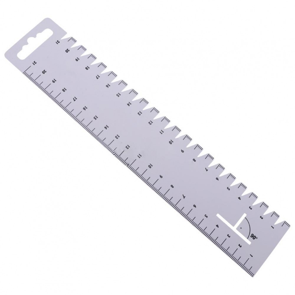 Ultrathin Handmade Sewing Ruler Measure Seam Allowance Curved Seams ...