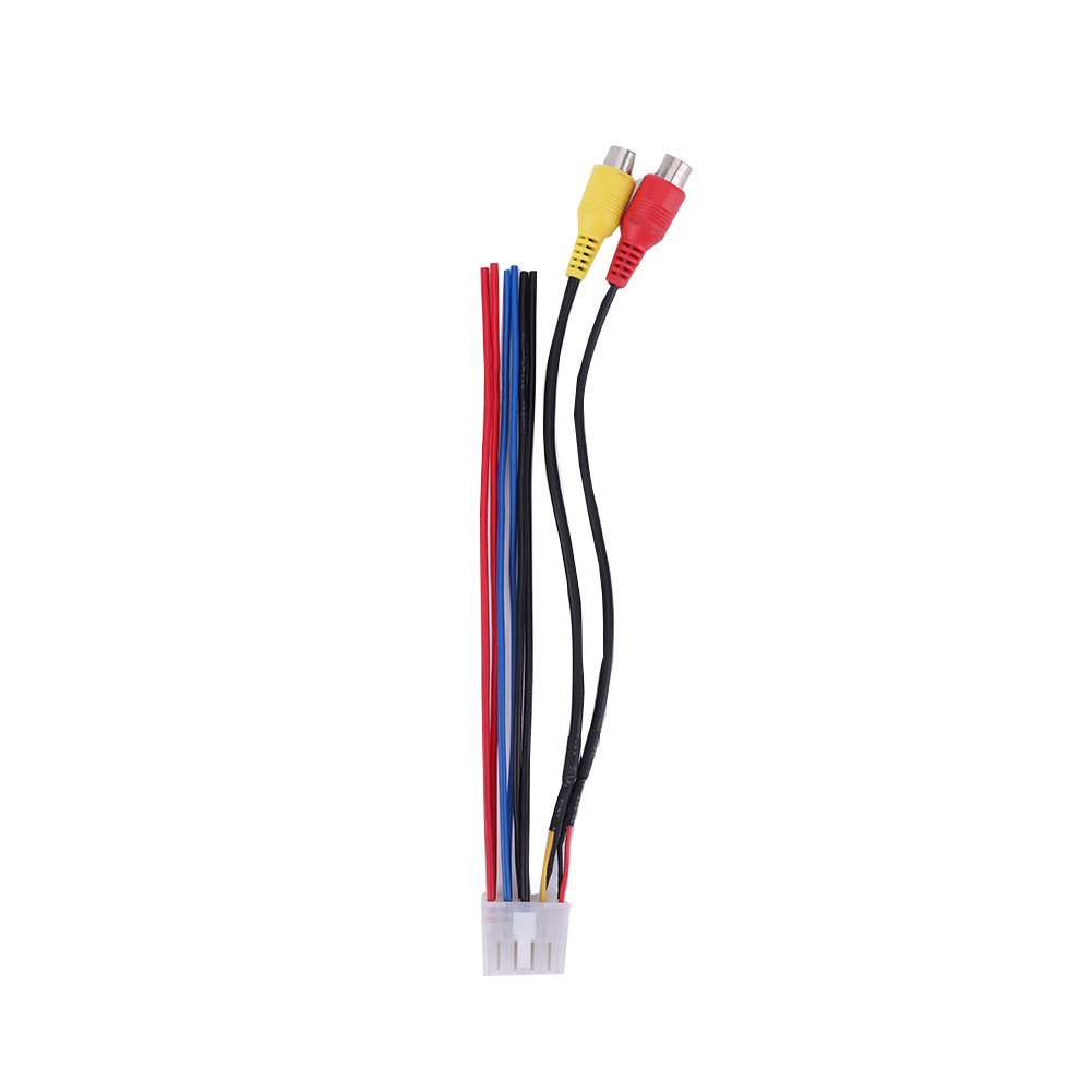 Power Input Speaker Wire Harness 10 Pin Plug RCA for Dual TBX10A