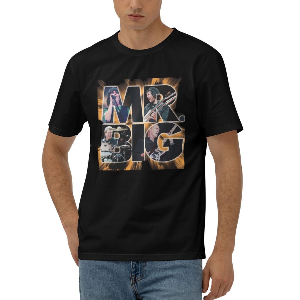 Mr Big Rock Band Legend Tour Logo Popular Cotton Tshirt For Men ...