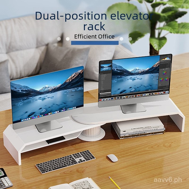 Paifan Desktop Monitor Laptop Desktop Elevated Rack Installation-Free ...