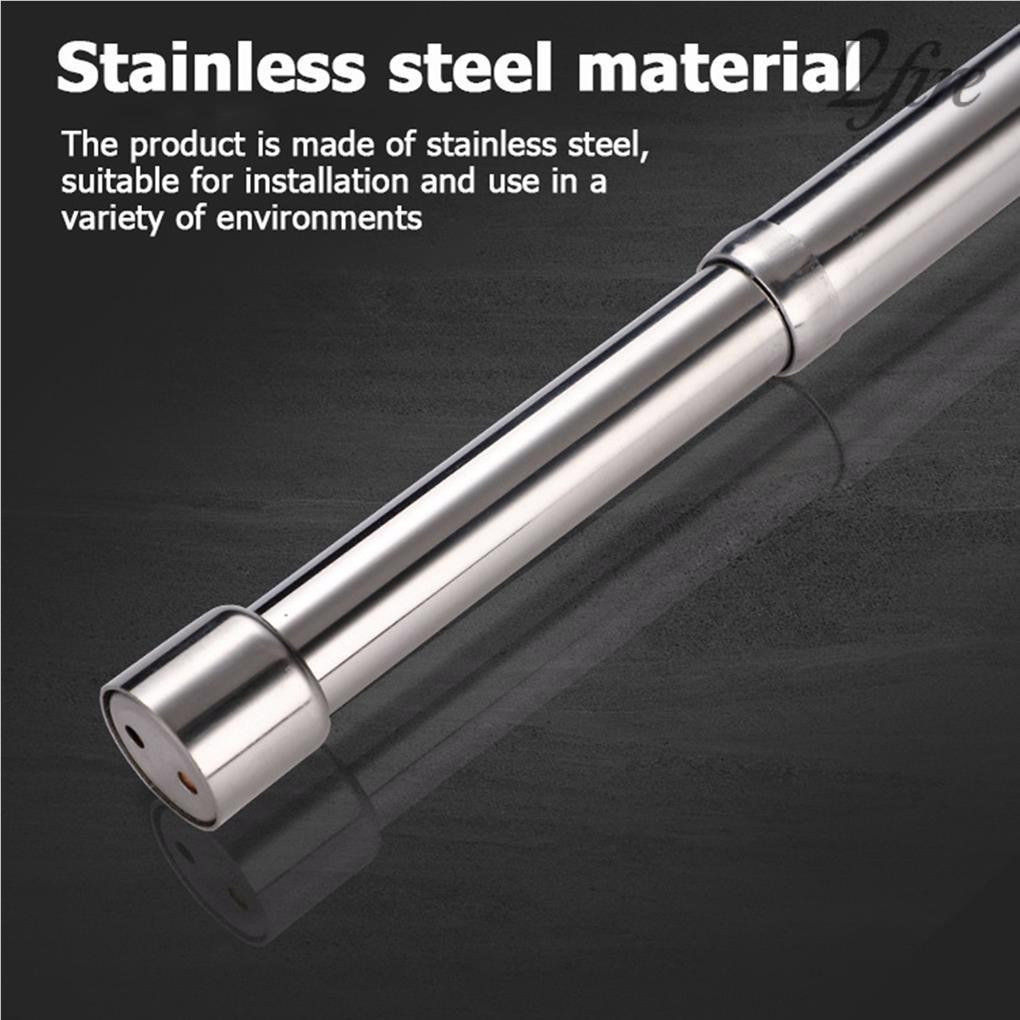 Telescopic Wardrobe Rod Fixing Rods Simple Hardware Closet