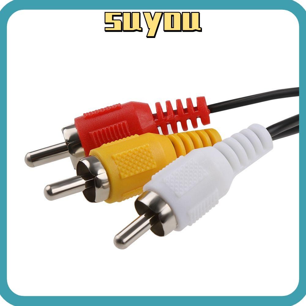 SUYO AV To RCA Consoles TV CONVERT Video Cord for Super GameCube N64