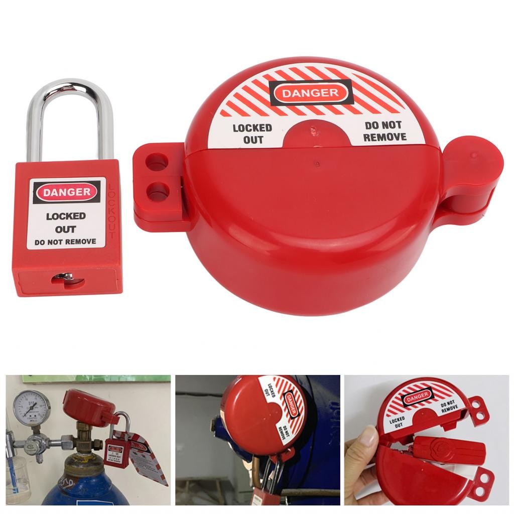 Xguli Lockout Tagout Valve Lock With Safety Padlock Heatproof Gate HOT ...