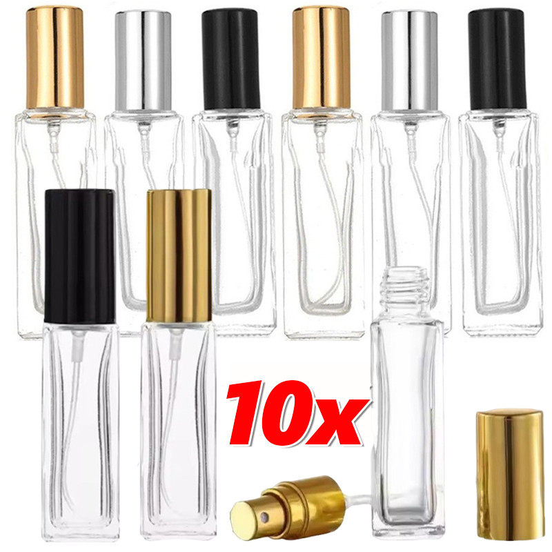 3/5/10Pcs 10ML Mini Perfume Bottles - Refillable Pocket Spray Bottle ...