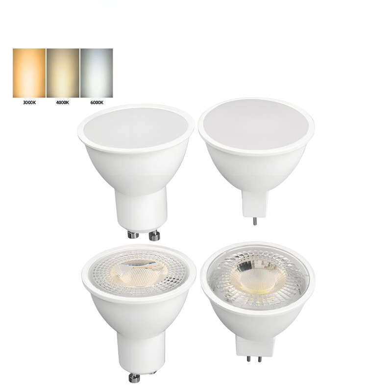 SMVP LED COB Spotlight Bulb 38 Degrees 120 Degrees GU10 GU5.3 MR16 5W ...