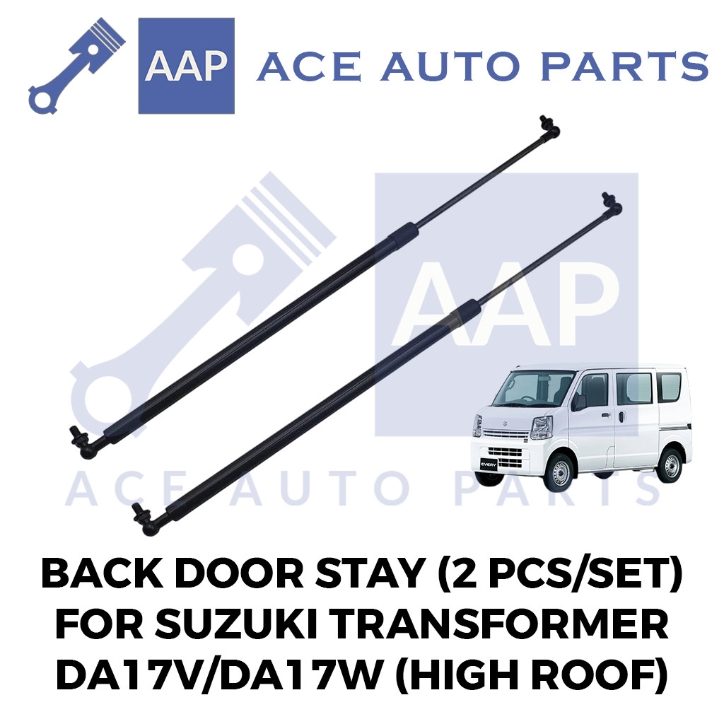 Suzuki Transformer DA17V, DA17W High Roof Back Door Stay Set Rear Lift ...