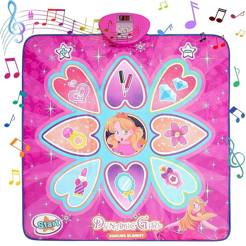 Wireless Music Dance Mat with LED, Automatic Scoring, and Foldable ...