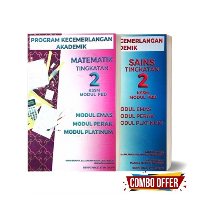 Level 2 Mathematics Combo KSSM PBD Module & Level 2 Science | Shopee ...