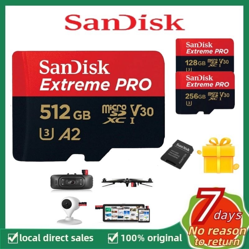 Micro Memory SD Card extreme pro 32GB 64GB 128GB 256GB 512GB 1TB TF ...