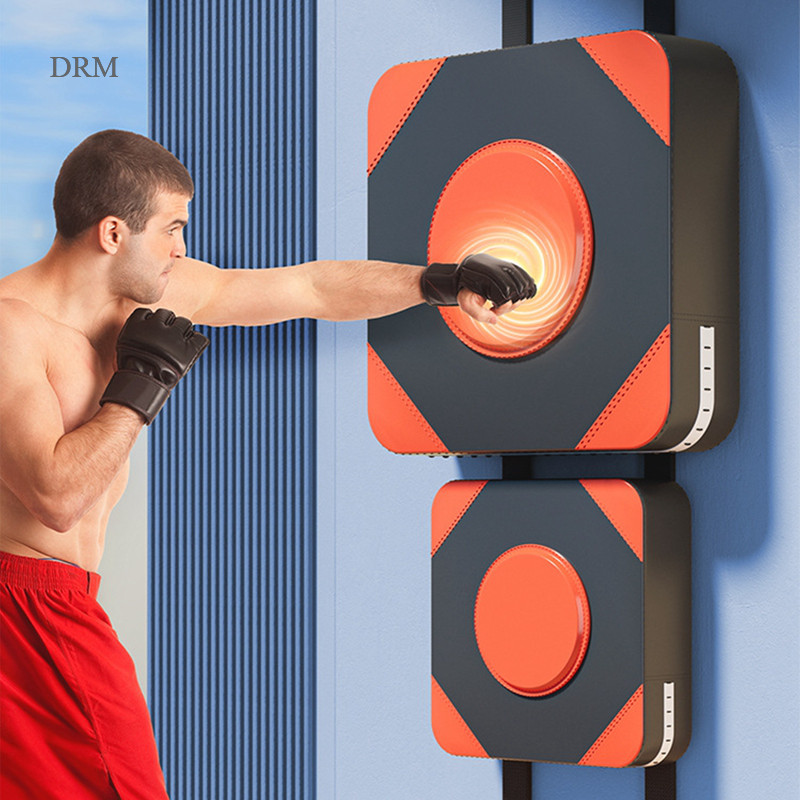 Xuthusman Wall-Mounted Uppercut MMA Boxing Training Punching, Wall Target Boxing Training Equipment, Gym Sports Taekowndo Punching Bag Pad Adjustable