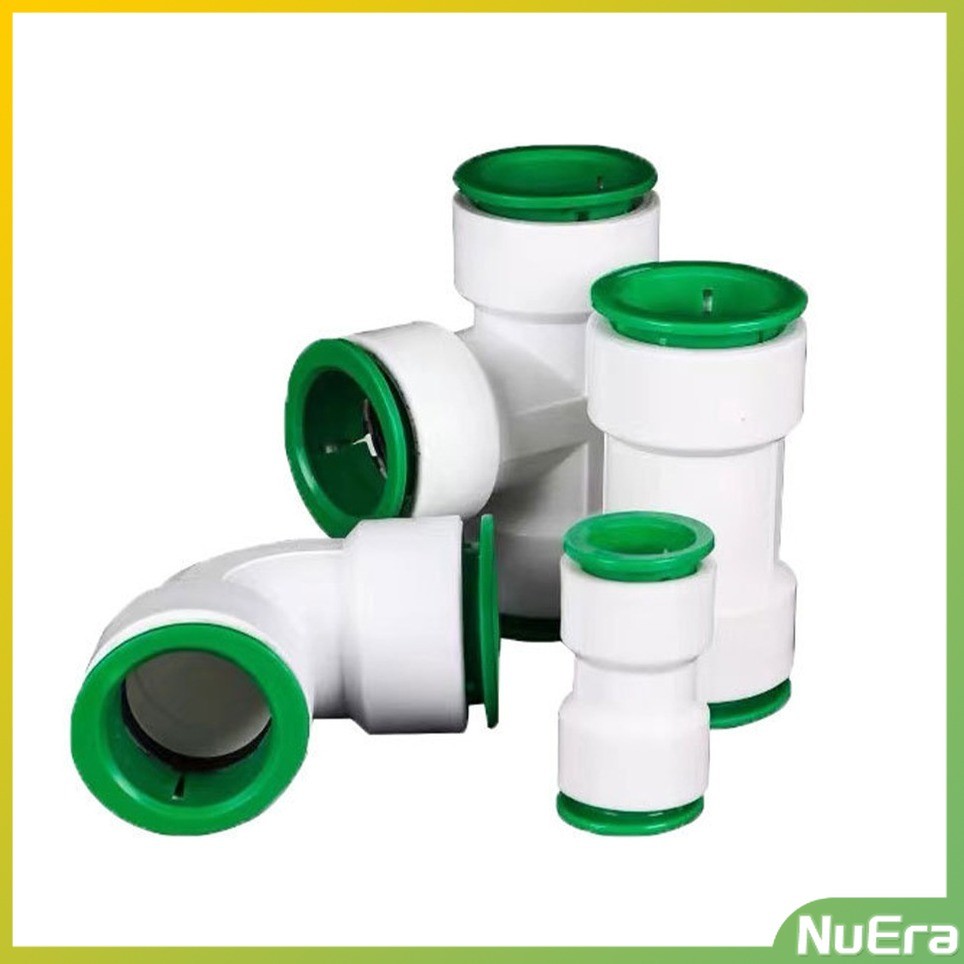NuEra PPR Quick Connector Hot/Cold Water Pipe PE Fittings 1/2''(20mm ...