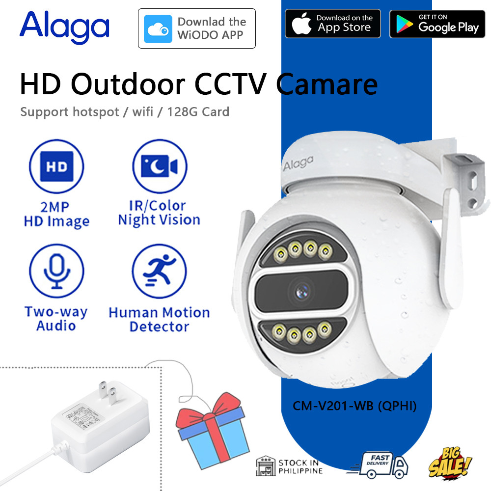 Alaga HD Outdoor CCTV Camera without wifi connection to cellphone Full