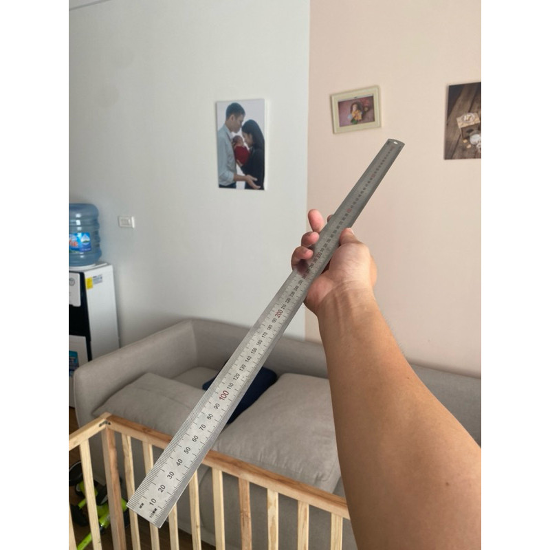 Straight steel ruler 600mm 500mm 1 meter D0019-600 C-MART | Shopee ...