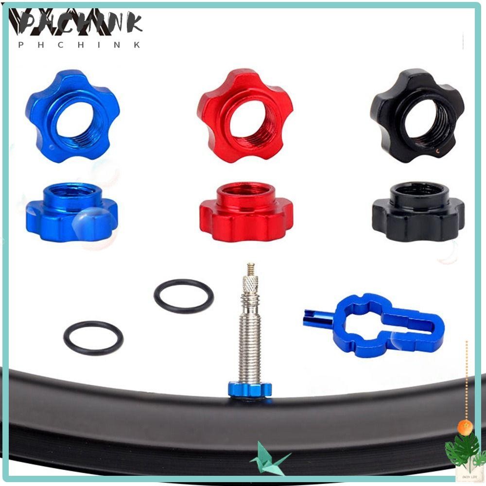 CHINK 1 Set Presta Valve Nut MTB Road Bicycle Mountain Bike Tubeless Tires Nozzle Lock Shopee