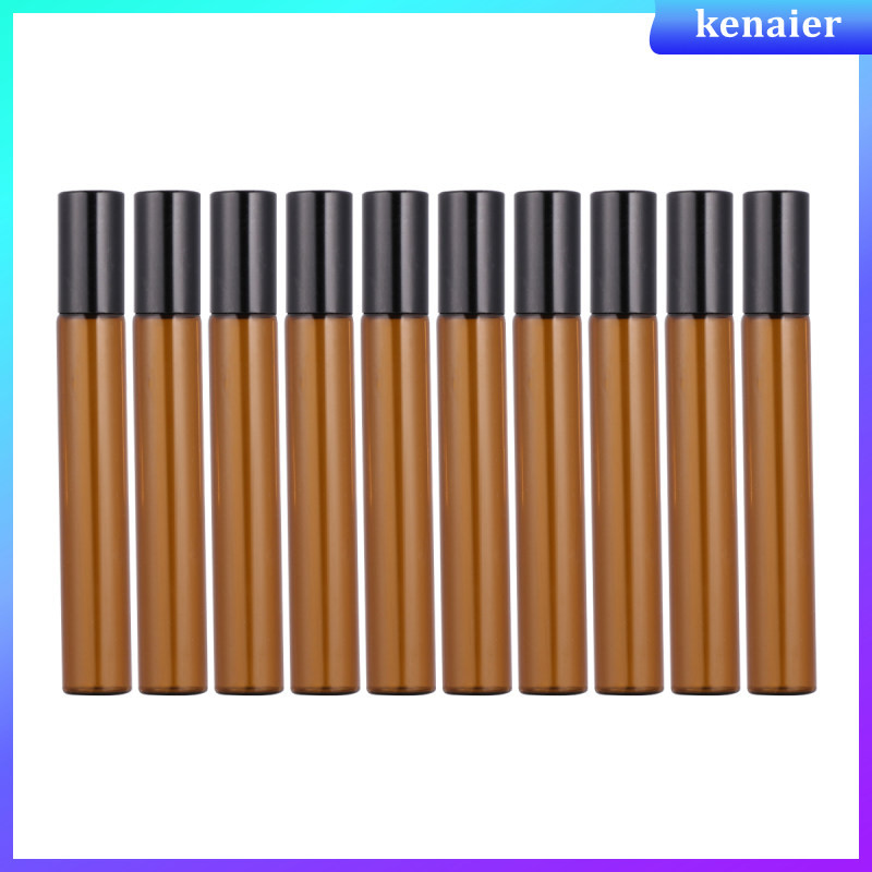 10 Pcs Travel Toiletry Containers Refillable Bottle Roller Bottles for