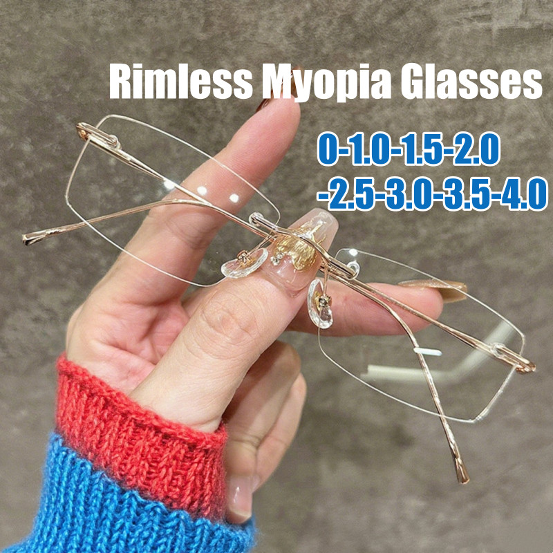 2Pairs Day Night Myopia Glasses Polarized Nearsighted Sunglasses -0.5 to -6.0 E