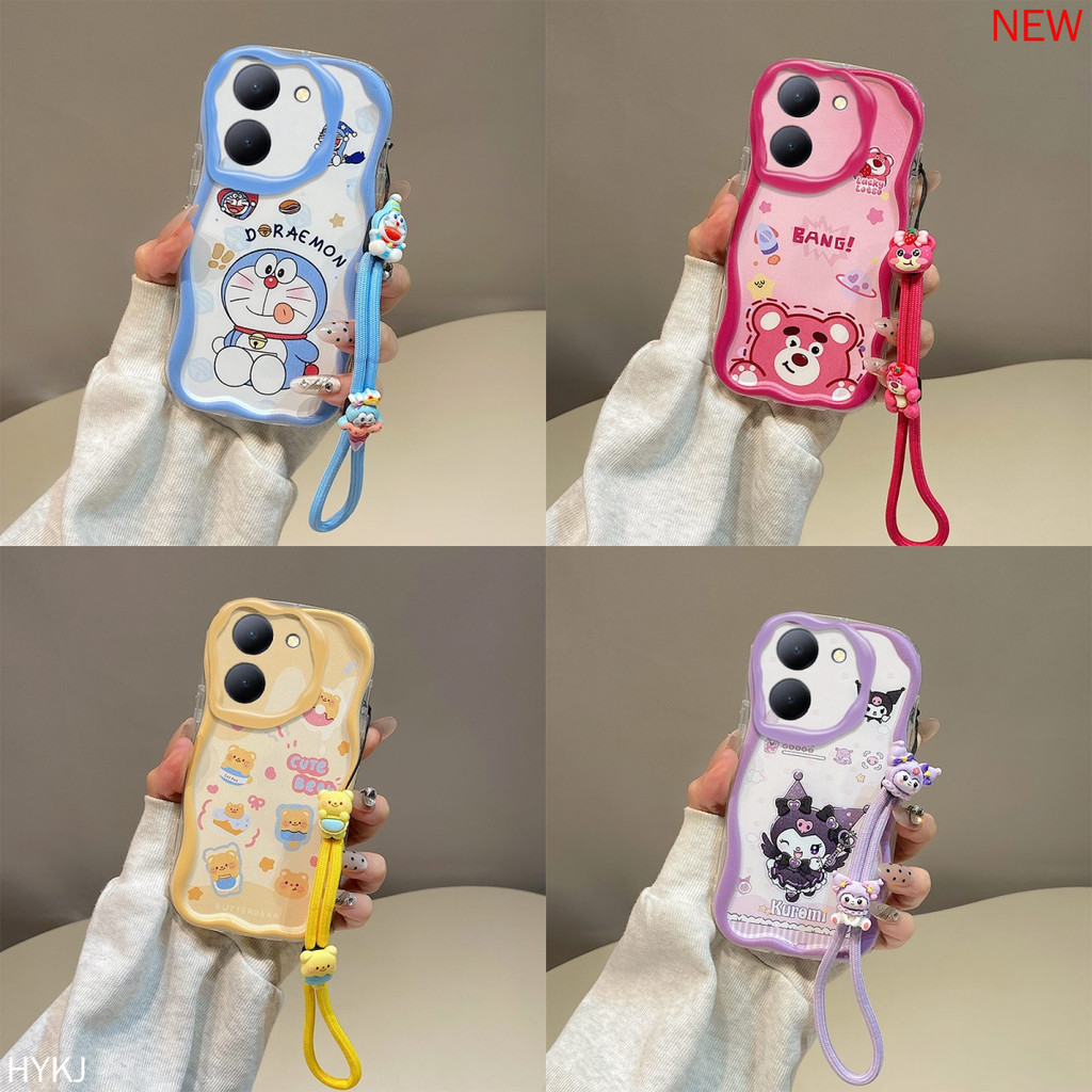 Case vivo Y03 Y03T Y18 Y18S Y28S 5G Anti fall anime cartoon TPU soft ...