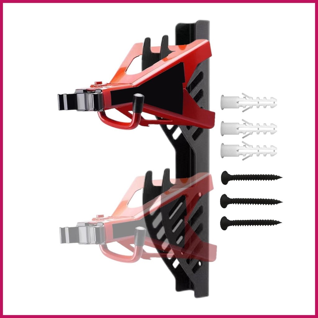 Wall Mount Jack Stand Organizer Steel Heavy Duty Jack Stand Rack Space ...