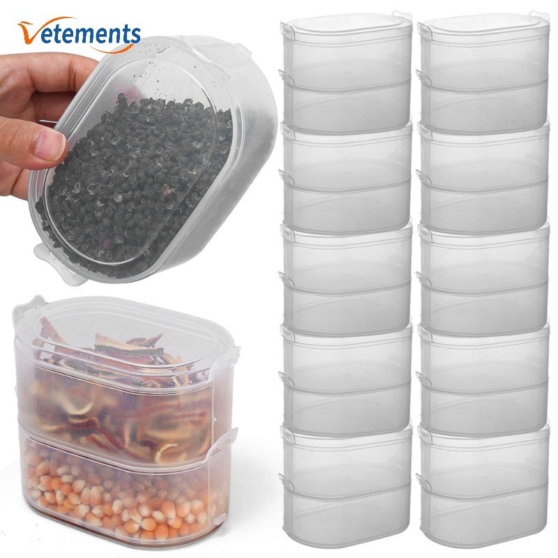 Mini Transparent Spice Freshkeeping Case Kitchen Sealed Seasoning