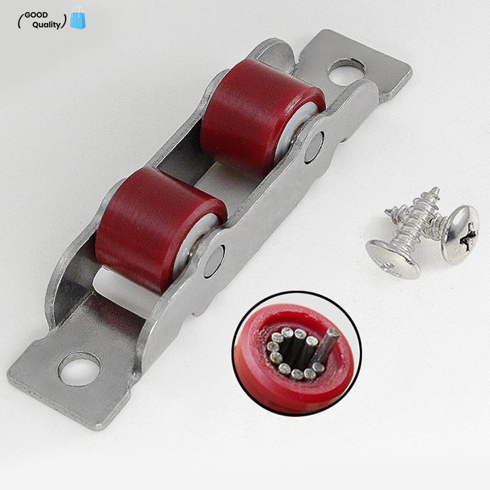 1Pcs Stainless Steel Sash Pulley Sliding Door Roller Runner Wheel Track ...