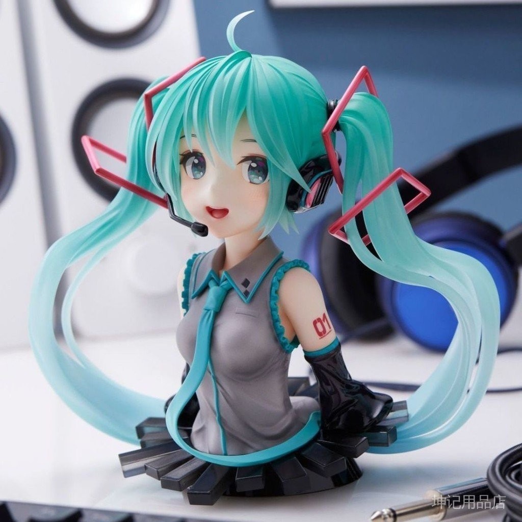 Hatsune Miku Hand-Made Hatsune Chest Statue Prize Figure Anime ...