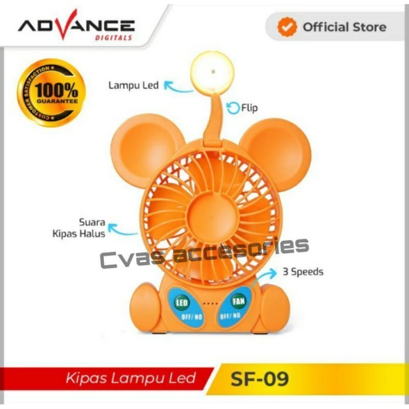 VOTRE SF-09 Mini Portable Fan / Light Fan / Study Fan / Table Fan ...