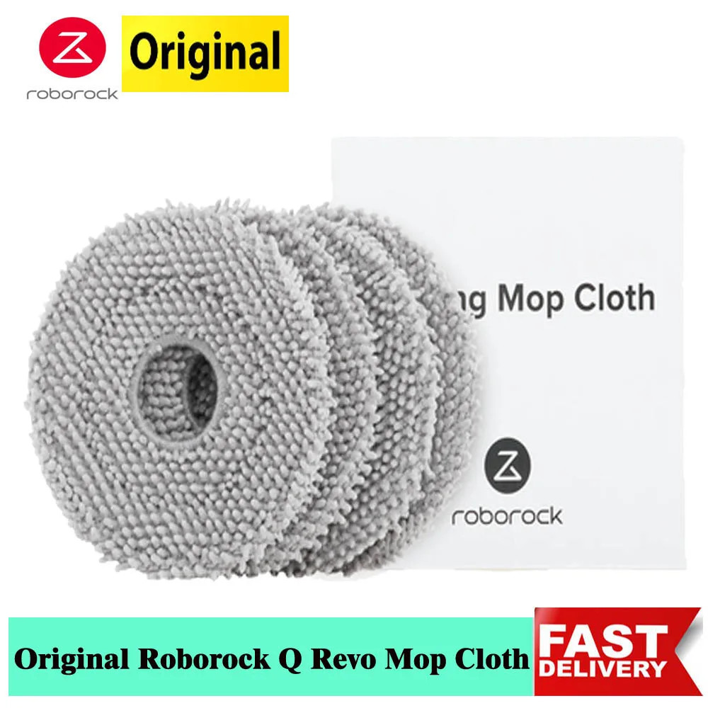 Original Roborock Q Revo Rotating Mop Cloth Accessories For P10 Robot