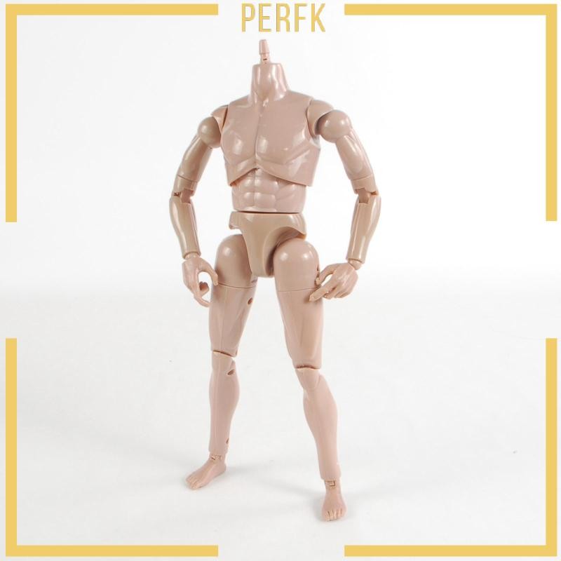 [Perfk] 1/6 Scale Male Action Figure Body Narrow Shoulder, Miniature ...