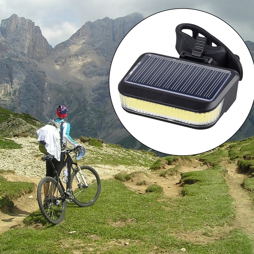 Ebike Solar Charging Light High Brightness Easy To Disassemble Bike