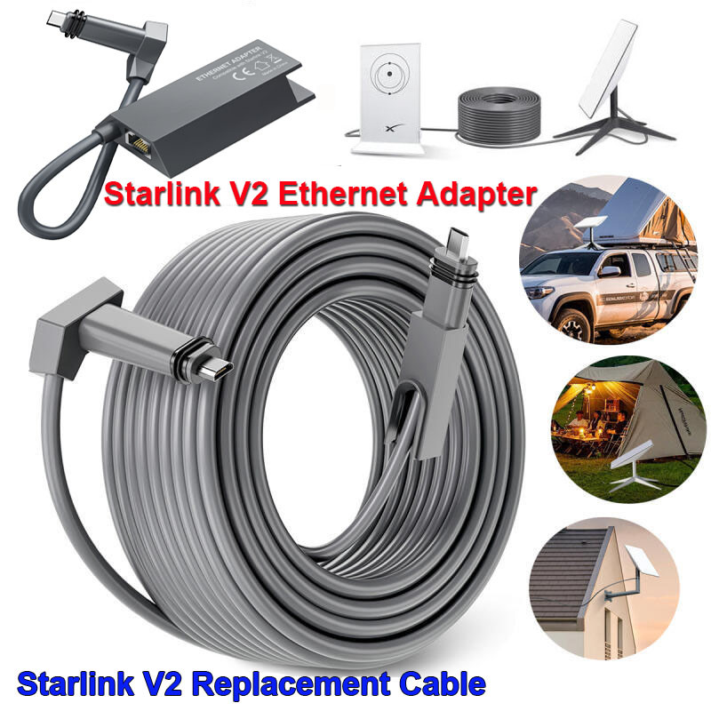 For Starlink V2/Gen2 Router Starlink Cable Extension Web Replacement ...