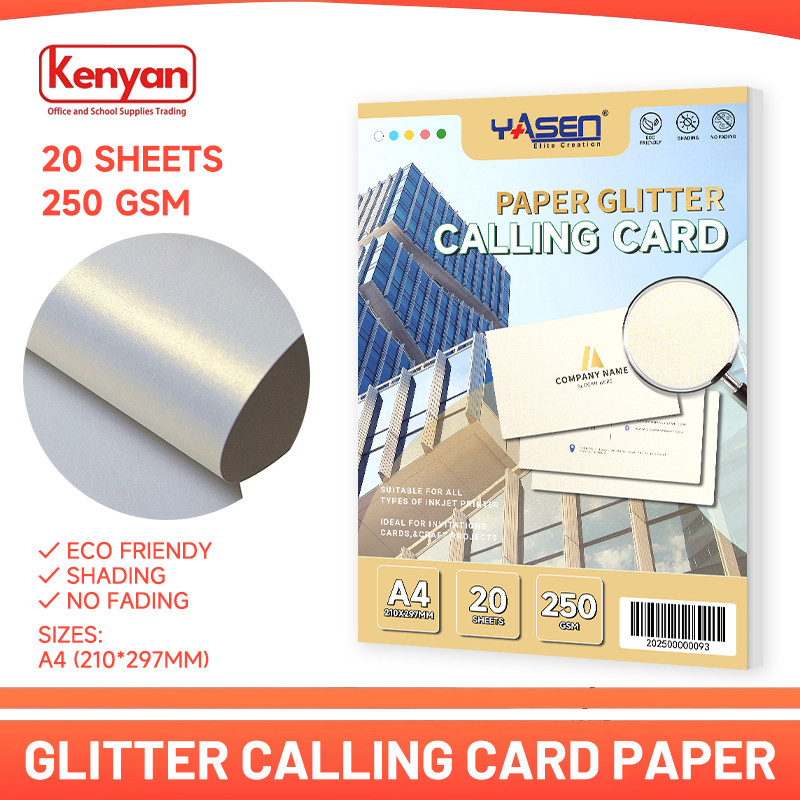 Glitter Calling Card Paper A4 250gsm/High Quality Sparkling Paper For ...