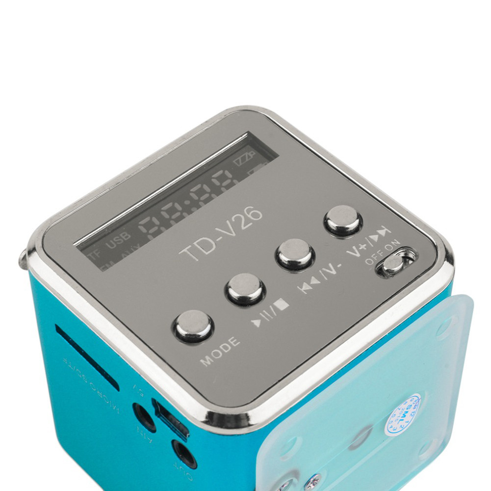 [Ready Stock] TD-V26 Mini Digital FM Radio Speaker Portable FM Radio ...