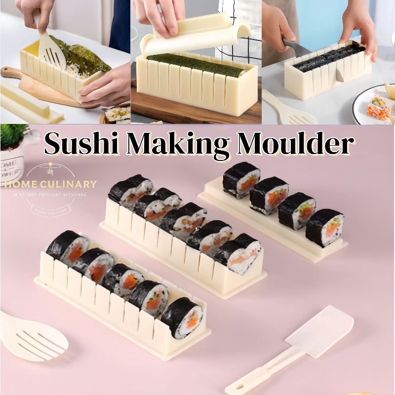 Sushi Making Molder Roll Kit Press Maker Mold Kitchen Tool DIY Sushi ...
