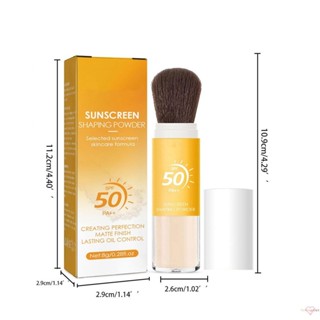 Mineral Brush Powder SPF 50 Lightweight Breathable UVA UVB Protection ...