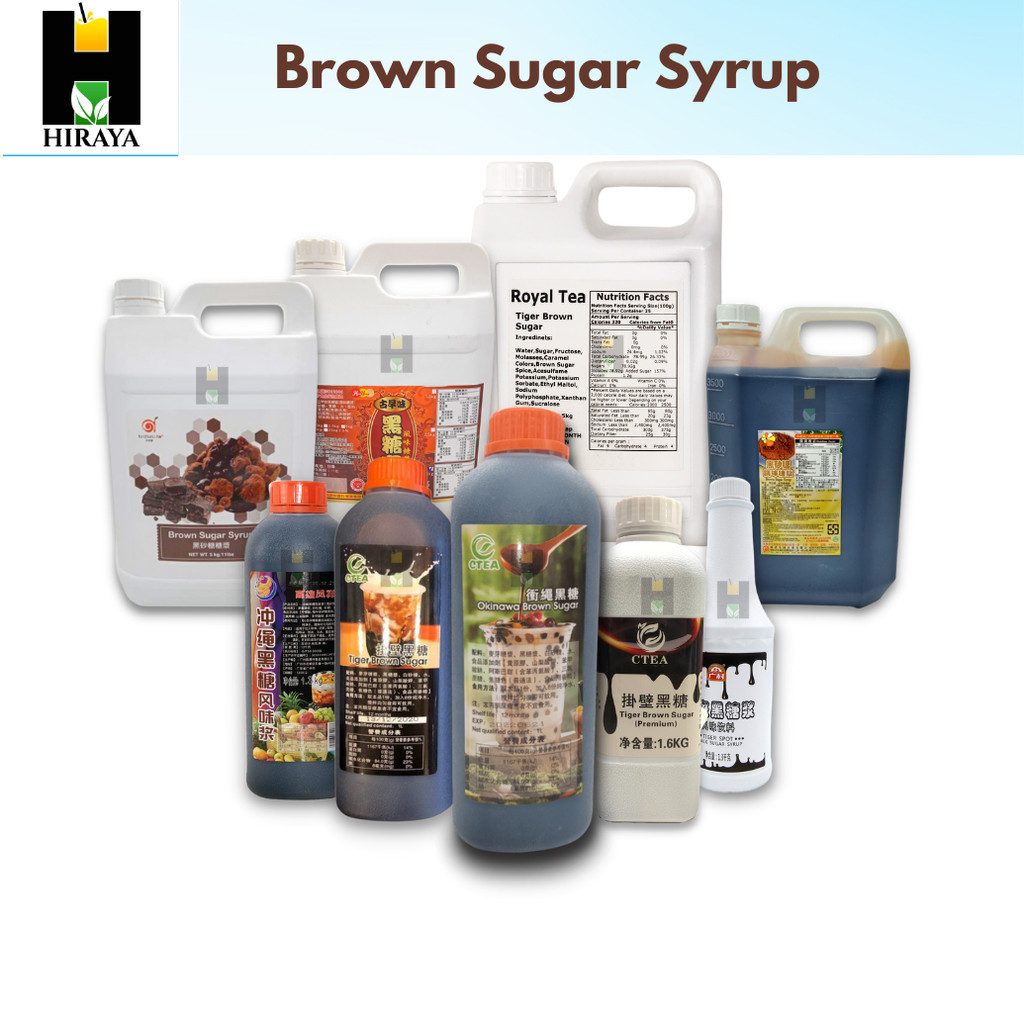 Brown Sugar Syrup 5kg /1.6kg /1.3kg/Tiger Brown Sugar Syrup/Okinawa ...