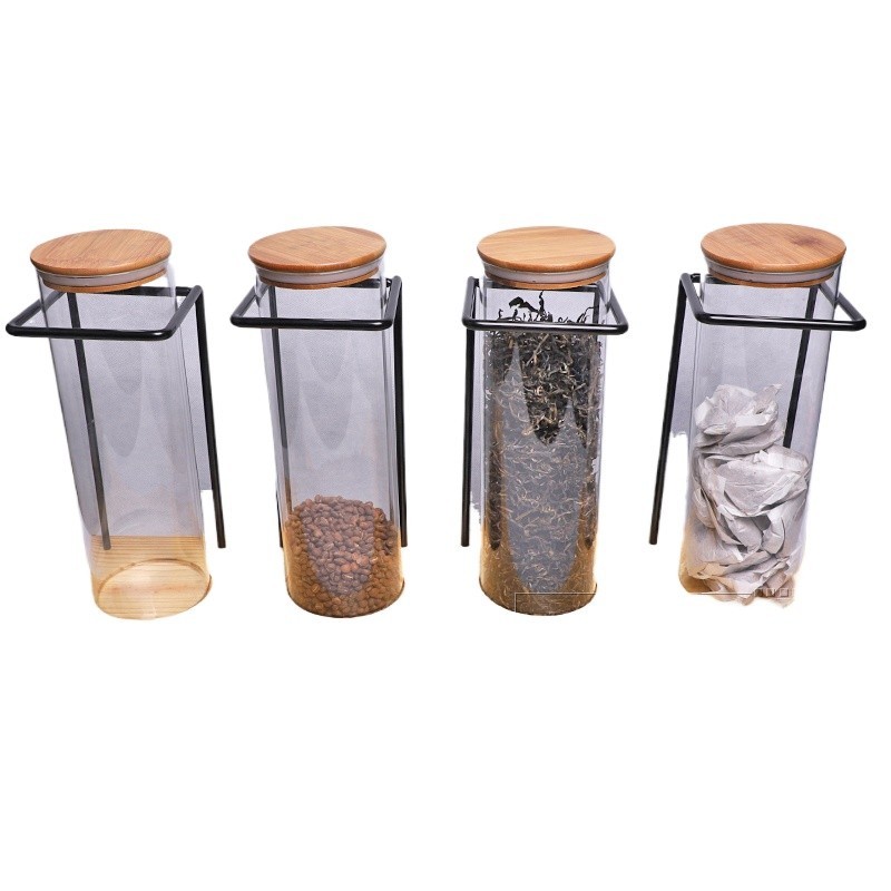 Glass Display Jar Xi Cha Huang Tea Bar Tea Test Tube Display Stand ...