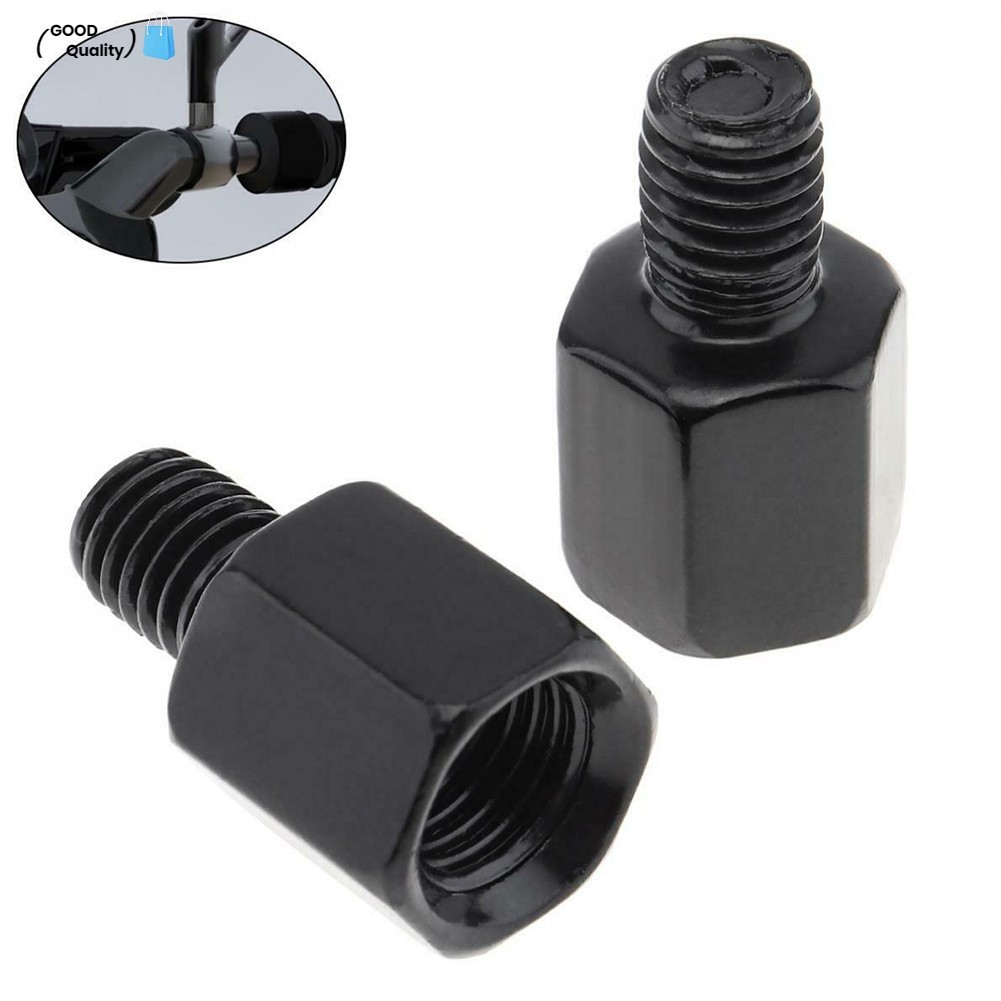 8mm to 10mm Clockwise Motorcycle Rearview Mirror Screw Thread Adapter
