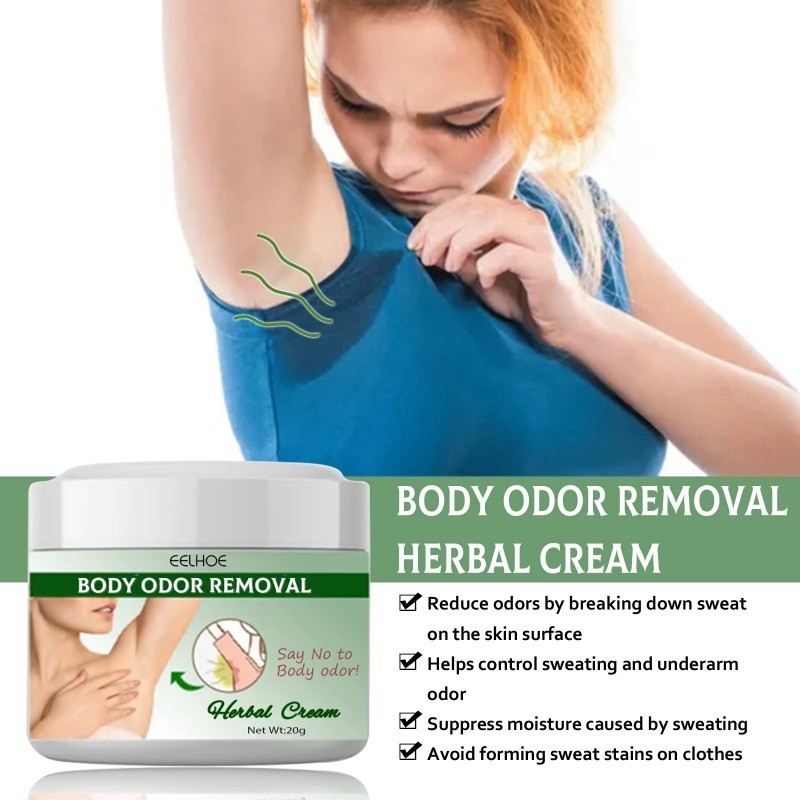 Armpits Deodorant Cream Remove Bad Smell Eliminate Body Odor Anti