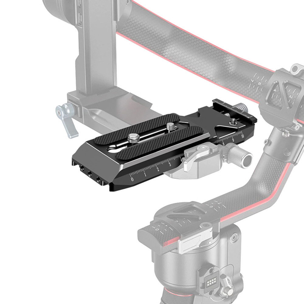 Piastra Superiore Quick Release Hersmay Per DJI Ronin - Compatibile RS2/RSC2/RS3 Pro, Standard Arca-Swiss