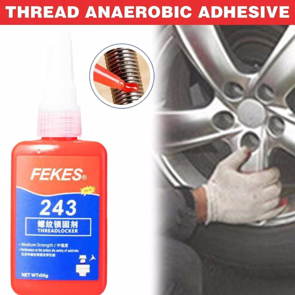 243 thread glue anti loosening, rust proof, and heat-resistant ...