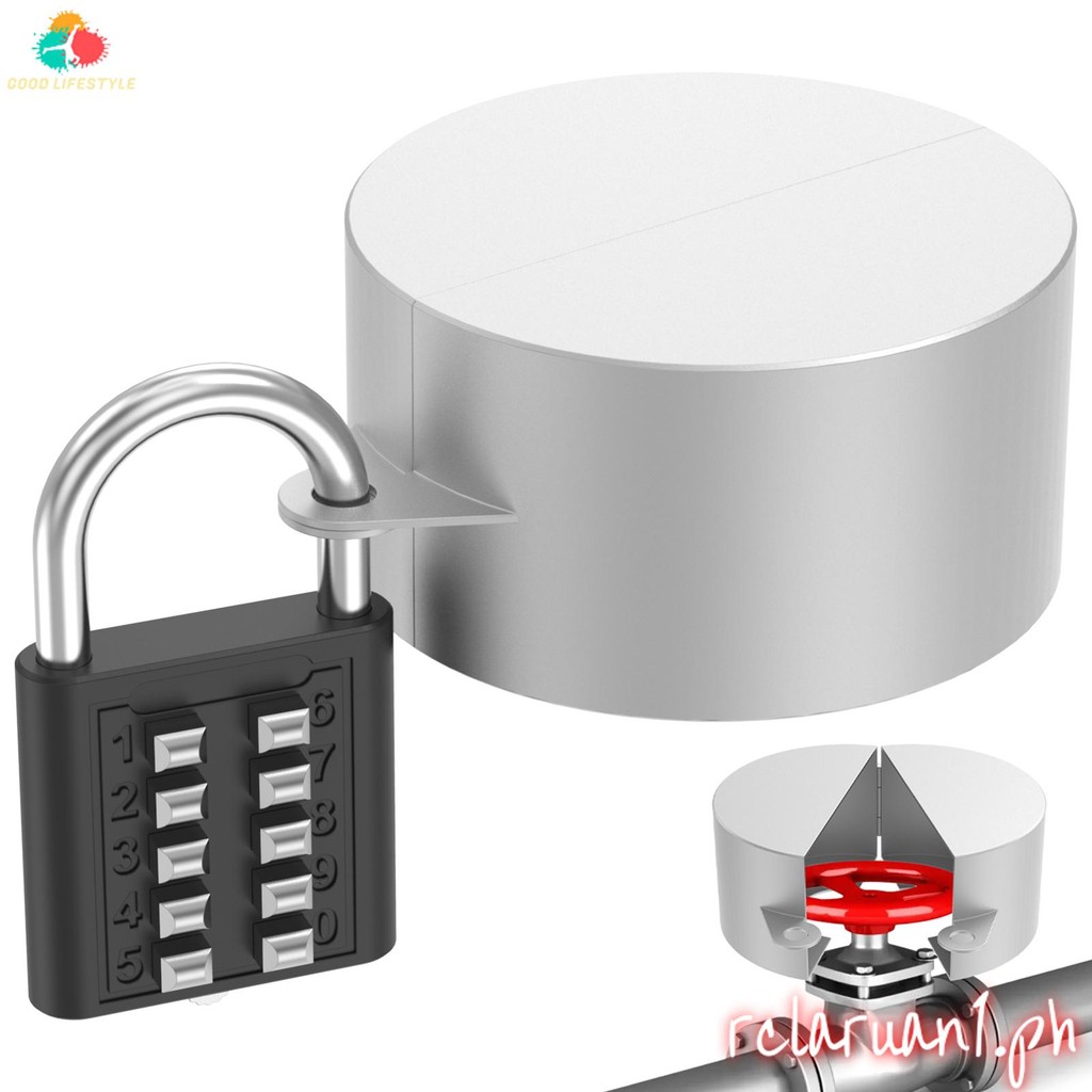Door Knob Lockout Device with Padlock Enduring Iron Door Handle Lock ...